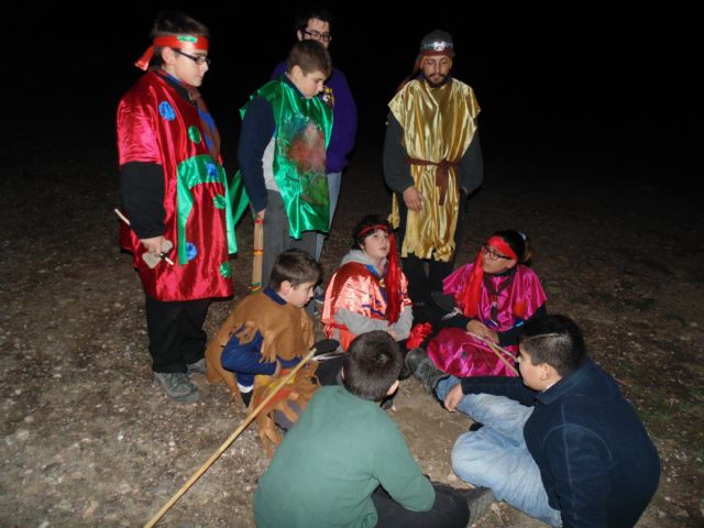 El Grupo Scout Severo Montalvo desembarca en el Barranco de los Asensios por Navidad