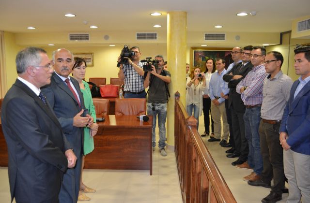 El presidente de la Comunidad y el alcalde de Águilas mantienen una reunión de trabajo en el municipio