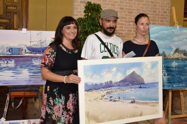 Carlos Romera gana el IX Concurso de Pintura Rápida 'Águilas en tu pincel'