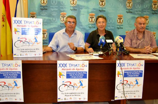 El XXIX Triatlón 'Marqués de Águilas' reunirá a más de 800 atletas de distintos puntos del país