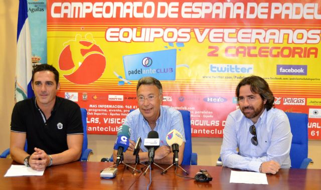 Águilas acoge este fin de semana el Campeonato de España de Pádel de Equipos Veteranos