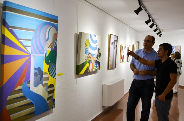 El artista lumbresense Salva Piñero expone en la Casa de Cultura 'Francisco Rabal' de Águilas