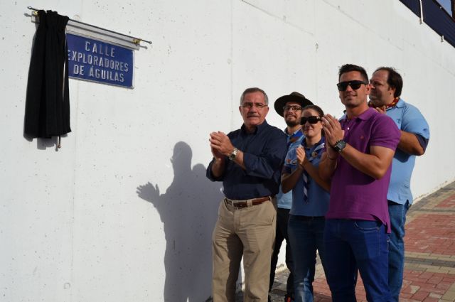 El Ayuntamiento otorga a los exploradores de Águilas el nombre de una calle
