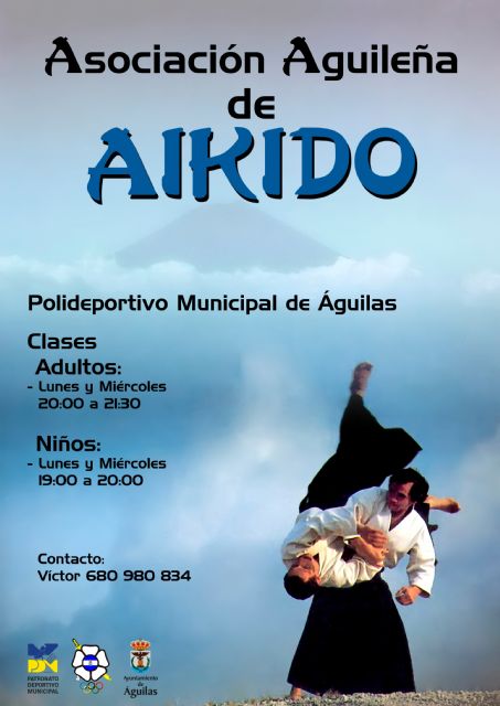 Clases de Aikido en el Polideportivo de Águilas