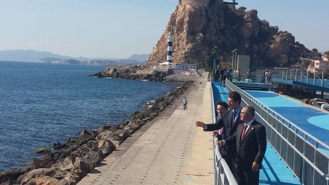 Juan Carlos Ruiz valora la actuación conjunta de las administraciones para dotar a Águilas de un Paseo Marítimo en el Puerto Pesquero