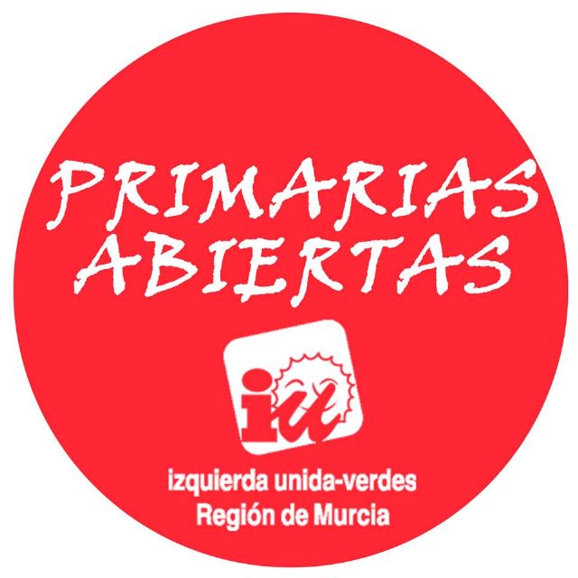 Izquierda Unida-Verdes de la Región de Murcia elegirá por primarias abiertas al candidato/a a la presidencia regional