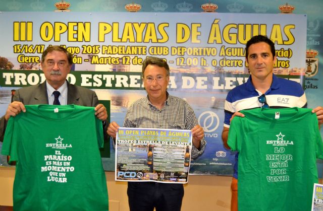 Todo preparado para el III Open de Pádel 'Playas de Águilas-Trofeo Estrella de Levante'