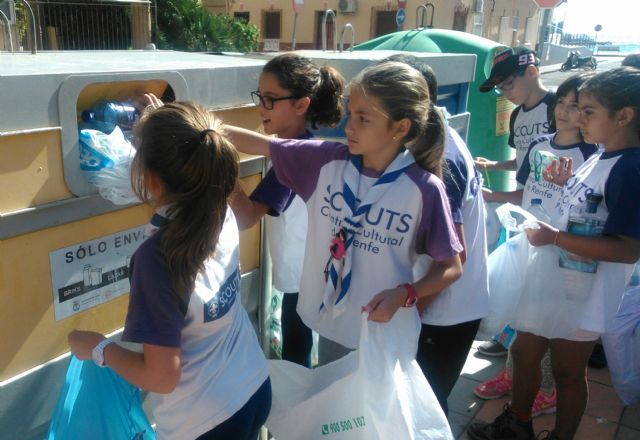 El Grupo Scout Centro Cultural de RENFE apuesta por el reciclaje