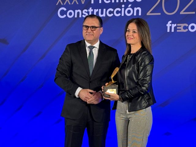 Mari Carmen Moreno, distinguida con el Premio Paleta de Oro de la Federación Regional de Empresarios de la Construcción