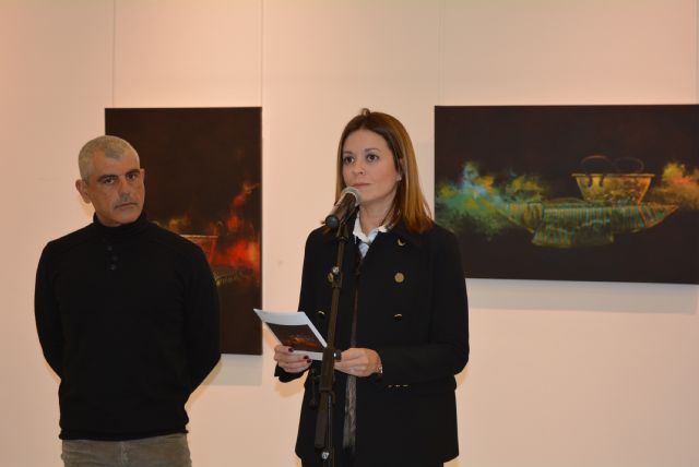 El pintor David Durán Tennoury expone su obra en el Auditorio Infanta Doña Elena