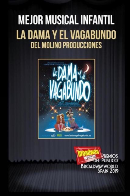 La Dama y el Vagabundo, mejor musical infantil en los Premios del Público Broadway World Spain 2019