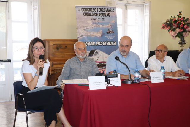 El III Congreso Ferroviario Ciudad de Águilas se celebró este sábado en un enriquecedor clima de colaboración