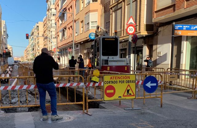 Cambios en el tráfico a partir de hoy martes por obras en Conde de Aranda