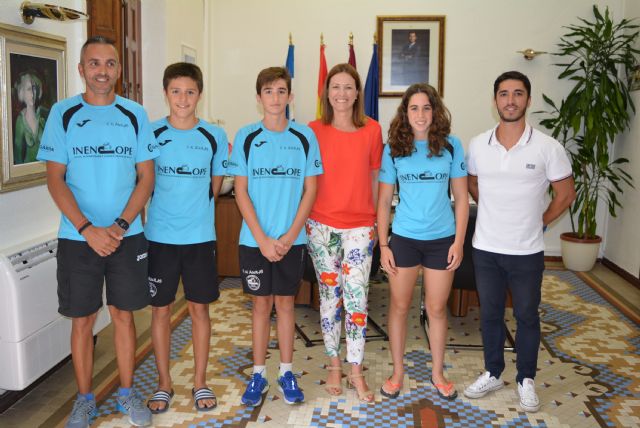 Tres jóvenes aguileños participan en el Campeonato de España de Natación