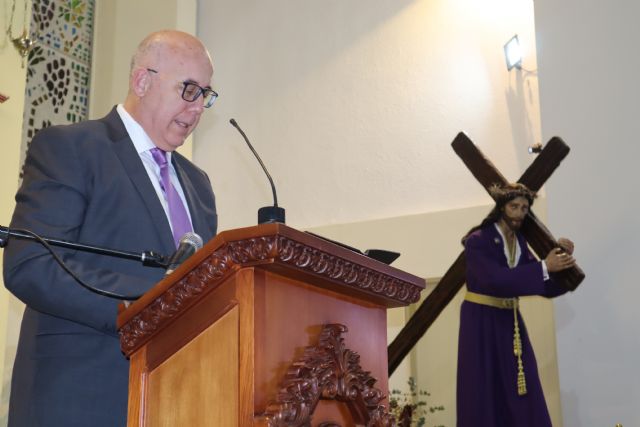 El aguileño Domingo López ofrece un emotivo pregón al Nazareno