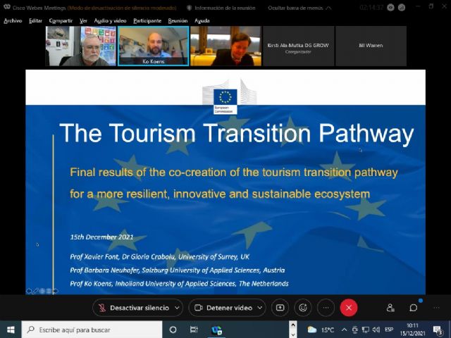 Navarro participa en la redacción del documento de política turística de la Unión Europea de cara a 2030
