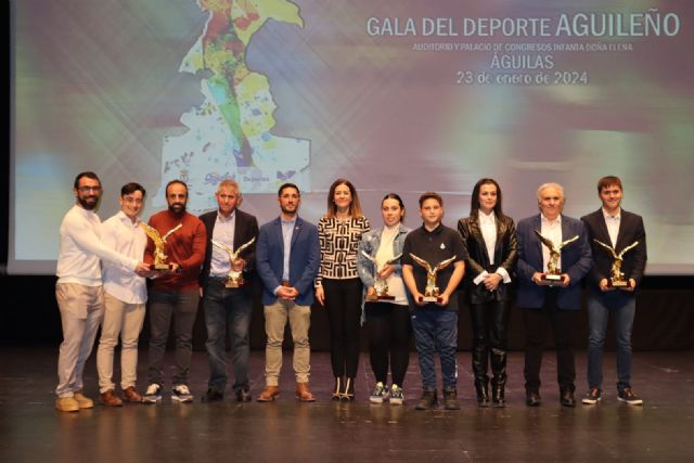 Águilas celebra la Gala del Deporte, reconociendo los méritos de clubes y deportistas locales durante 2023