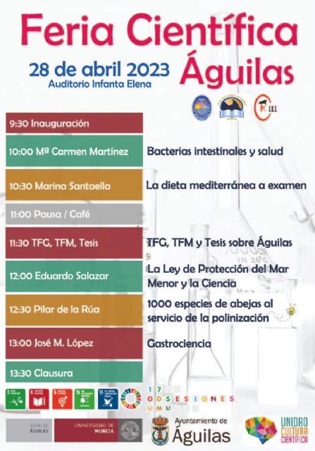 El Ayuntamiento y la Universidad de Murcia organizan la Feria Científica de Águilas