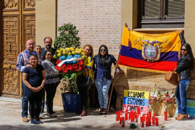 El Ayuntamiento de Águilas se suma a las muestras de condolencia con Ecuador