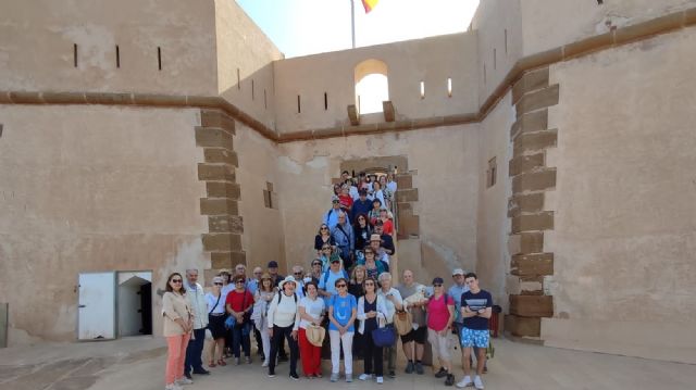 La Asociación Española de Amigos de los Castillos visita el municipio de Águilas