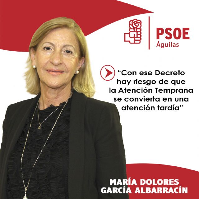 María Dolores García Albarracín: 'Con ese Decreto hay riesgo de que la Atención Temprana se convierta en una atención tardía'