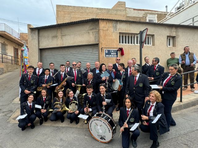 Águilas cuenta ya con una calle dedicada al músico Antonio Jaime García Mengual