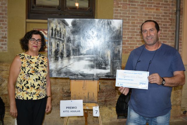 Francisco Caniles logra el primer premio del Concurso de Pintura Rápida Águilas en tu pincel
